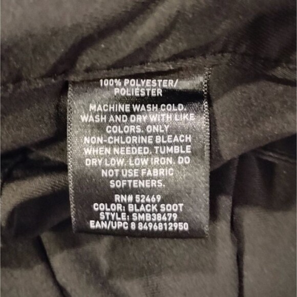 Swiss Tech Black Performance Pants Straight Fit Men's 32W X 32L 6-Pocket Pants - Picture 8 of 8